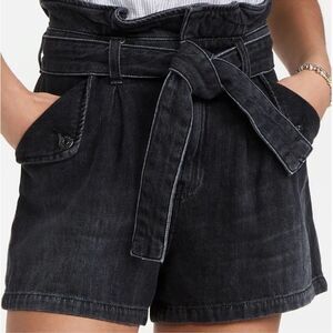 Veronica Beard Black Jean Shorts